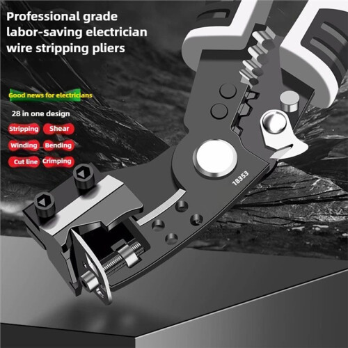 Electrician Multifunctional Wire Stripping Pliers for Crimping, Bending, and Cutting 1