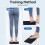 Ankle Strength Trainer Foot Arch Stretcher Portable Toe Exercise Device for Workouts EVA Training Board S 7
