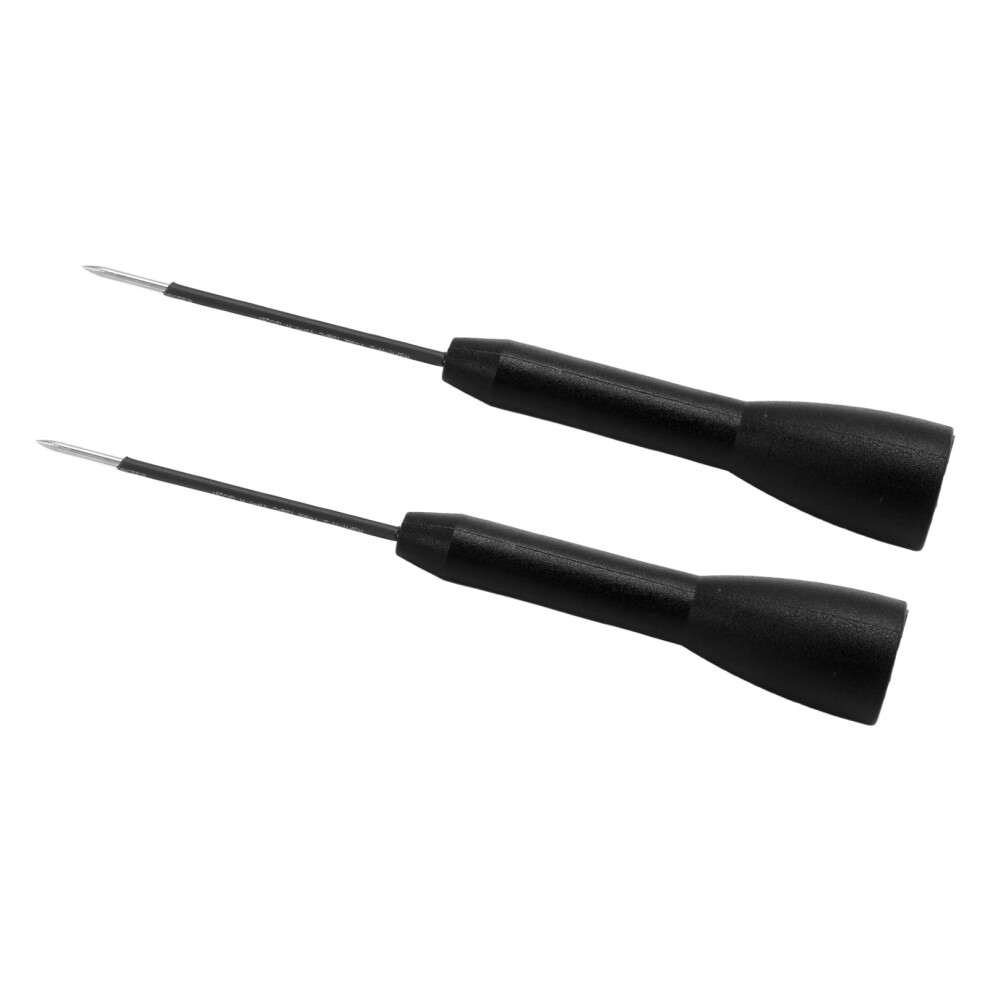 2Pcs Test Probe Insulation Protection 1Mm 600V For Multimeters Black 7901390645631