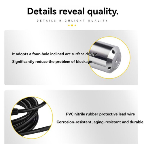 Pressure Transducer 4-20mA Liquid Level Sensor Transmitter Water Tank Pressure Hydrostatic Level Sensor 5/10m 5m