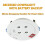 Notleuchte mit 4 LEDs, Eingebauter Lithiumbatterie, Deckenleuchte 3