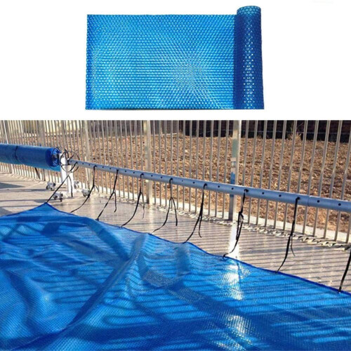 Pool Solar Cover 2m x 3m Blue Bubble Insulation Blanket for InGround Rectangular Pools