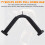 Ergonomic Triceps Rope Pull Down Bar, V Bar Cable Attachment, with Non-Slip Rubber Grip 3