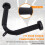 Ergonomic Triceps Rope Pull Down Bar, V Bar Cable Attachment, with Non-Slip Rubber Grip 3