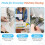Sewing Machine Needle Threader Tool with Magnetic Back, Alignment Guide, and Built-in Ruler 4