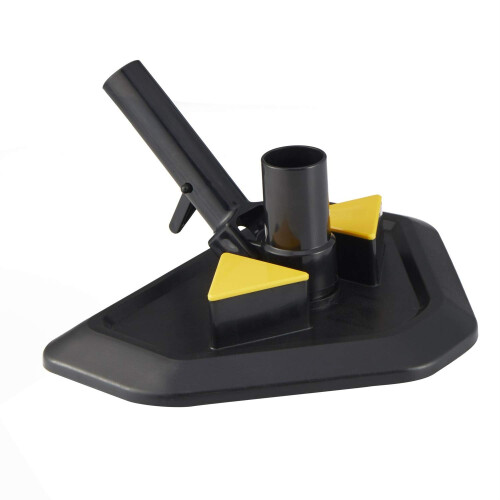 Triangle Weighted Pool Vacuum Head Replacement with EcoFriendly Mesh Filter, Black Spa Cleaning Head