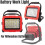 LED Work Light Folding Strip Lamp Torch Flood Light Spotlight for  Flashlig 18v (No Battery) 3