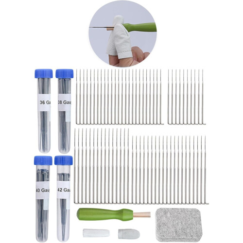 Kit de Feltragem com Ferramentas e Suprimentos para Artesanato e Decoração de Casa. Almofada Fácil de Usar. 2