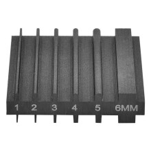 Leather Beveler Sharpening Tool, Steel Bevelers Grinding for DIY Leathercraft (1.8 X 2in)