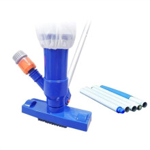 Portable Pool Vacuum with Rods for Quick Pool Floor Cleaning, Durable Set for Above Ground Pools