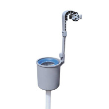 Automatic Pool Skimmer, Wall Mounted Surface Cleaner with Removable Basket for Spa and Pool