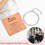 Βραχιόλι αποφοίτησης από ροζ χαλαζία με κάρτα για κορίτσια 2