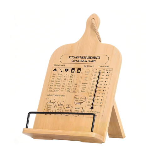 Old Encouraged Recipe Book Owner Highlighting Conversion Chart