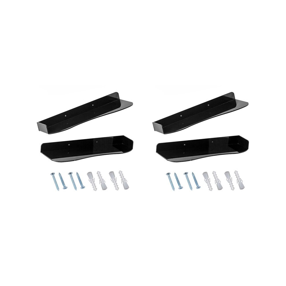 4X Shoe Display Shelf Floating Acrylic Shoe Wall Shelf Storage Stand Organizer Home Decoration Holder 6032755221915