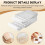 Egg Container for Refrigerator, 40 Grid/2 Layer Egg Holder for Refrigerator, Egg Drawer for Refrigerator, Egg Fresh Box 2