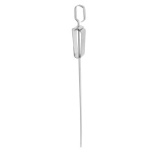 Stainless Steel Barbecue Skewers Set with Flat Anti‑Spin Design for Even Heat Grilling and Outdoor Cooking