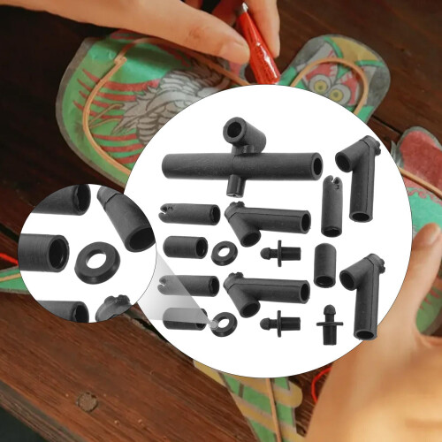 Κιτ επιδιόρθωσης πλαισίου χαρταετού DIY, σετ συνδέσμων T με γωνία και ίσια γραμμή, 2