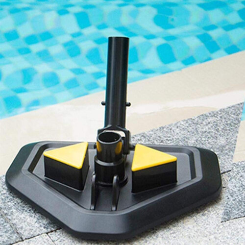 Triangle Weighted Pool Vacuum Head Replacement with EcoFriendly Mesh Filter, Black Spa Cleaning Head 1