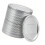 60pcs Seal Mason Jar Lids Iron Materials Writeable Date-86mm 1