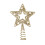 8" Glittered Metal Star Tree Topper 2