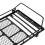 Roof Car Rack Metal Black 1 Set 3