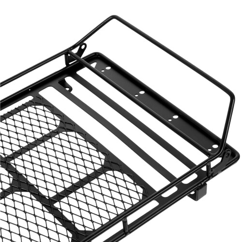 Roof Car Rack Metal Black 1 Set 2
