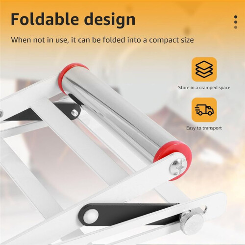 2Pcs Adjustable Cutting Machine Support Frame,Foldable Cutting Machine Work Support Stand, Cutting Machine Attachment 2