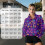 Women's Half-Zip Cropped Sweatshirt Violet XS 6
