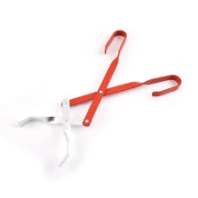 BBQ Charcoal Tongs Aluminum Grill Clamps for Safe Charcoal Handling and Precise Heat Control