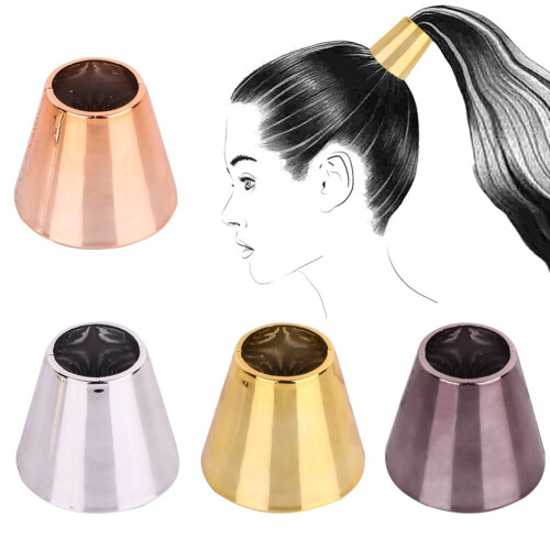 Ponytail Holder Barrettes Assorted Colors 4 Pieces 1