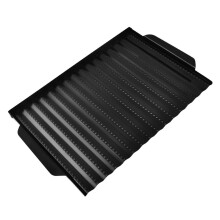 BBQ Grill Basket Nonstick Tray for Outdoor Cooking Meats and Vegetables Easy Clean Design