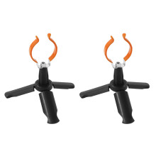 Ice Fishing Poles Holder Steel And ABS-oranges trumpet