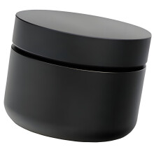 Portable Waterproof Pills Box Sealing Bottle Aluminum-Black