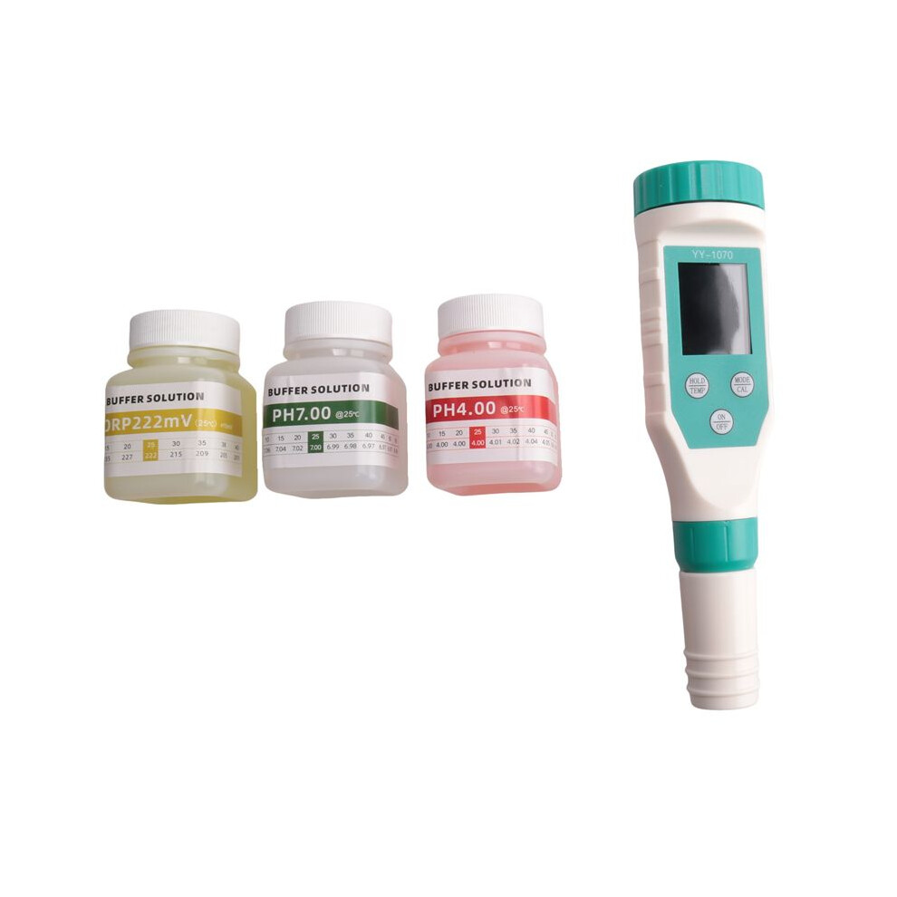 7 In 1 Ph/Free Chlorine/Orp/Ec/Tds/Salt/Temp Ph Meter Swimming Pool Salinity Tester Ip67 Waterproof For Aquarium 4713136681451