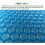 Pool Solar Cover 2m x 3m Blue Bubble Insulation Blanket for InGround Rectangular Pools 2