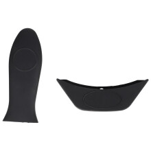 2Pcs Silicone Pot Handle Cover Set, Heat Resistant Non Slip Grip Sleeves for Cast Iron Skillets