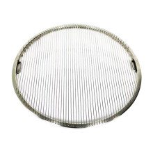 33cm Non Stick BBQ Grill Mat Mesh Sheet for Camping Restaurant Vegetables, Reusable and Easy Clean