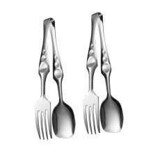 2Pcs Stainless Steel BBQ Grill Tongs Set with Ergonomic Grip, HeatResistant for Indoor and Outdoor Cooking
