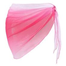 Comfortable Loose Short Skirt Casual Vacation Beach-rose red XL