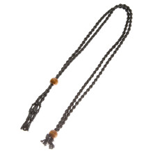 Necklace Cord Empty Stone Holder, Necklace Cord for Crystals, Quartz Stone Necklace Cord, Adjustable Black Small