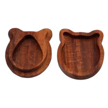 Wooden Guitar Pick Plectrum Storage Box for Picks Hold Case Care Tool Guitar Accessories,Without Picks