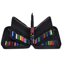 Farbe Stifte Set mit 120 Farben mit ReißVerschluss Etui für KüNstler AnfäNger, Nummerierter Bleistift für Professionelles Zeichnen
