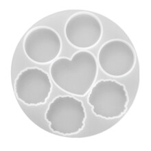 Mestiere di Stampo nel Silicone Epossidico un Forma di Cuore Irregolare un Forma di Cuore Fatto un Mano DIY