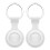 Suitable for  Airtags Silicone Case  Locator Tracker Airtags Case(White) 1