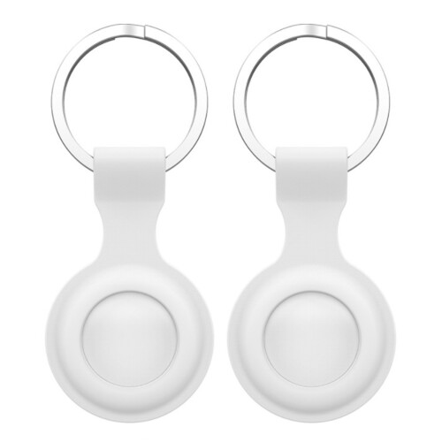 Suitable for  Airtags Silicone Case  Locator Tracker Airtags Case(White)