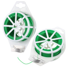 Flexible Plant Ties for Climbing Plants 100m Green Garden Vine Tie Straps with Cutter 2 Rolls for Tree Support