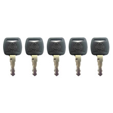 8035807 Replacement Ignition Key for Heavy Equipment Compatible with Skytrak Bobcat JLG Case Caterpillar APK75 5119S 14603 14607 70022765