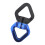 Triangular Rotational 360 Degree Rope Swivels-blue black 1