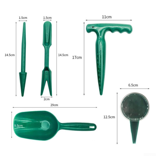 Ergonomic Handheld Garden Drill for Precise Planting, Lightweight Plastic Tool for Seedlings 1