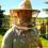 Beekeeping Veil Hat with  Visibility Mesh, Full Head Protection and Long Elastic Strap 2